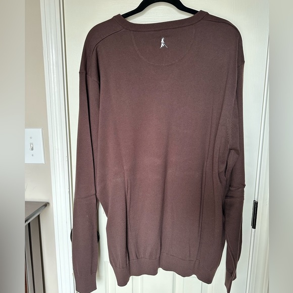 PING Golf Chocolate Brown V Neck Sweater XXL - Picture 8 of 8